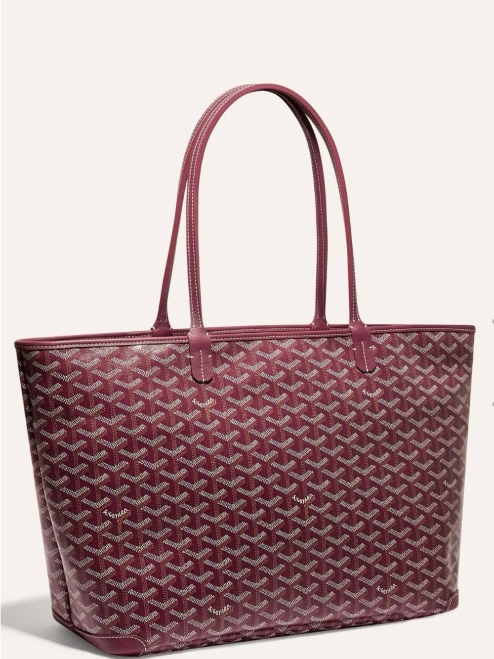 Goyard Burgundy 
SAC Artois MM Bordeaux  this is actual receipt shown in photos